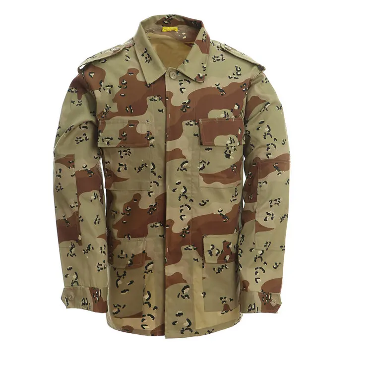 
New Style Good Price Desert Camo 6 Color BDU Military Tactical Uniform 