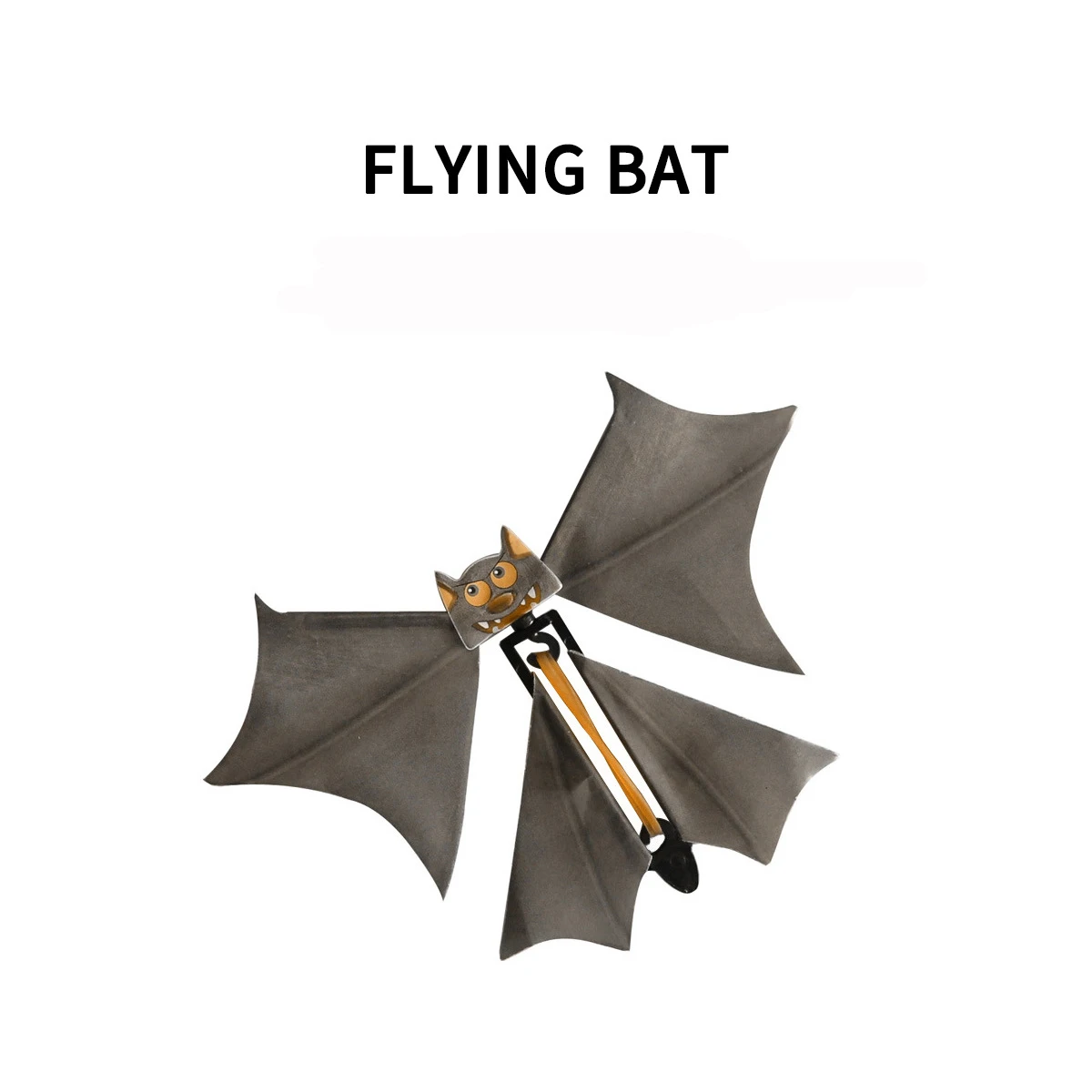 Hot Selling Magic Prop Flying Bat Rubber Band Wind Up Paper Flying Bat Funny Surprise Prank Joke Magic Toy For Kids Children