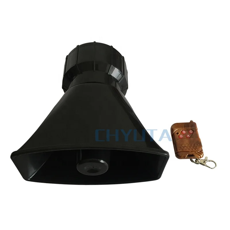 Wireless four-tone remote horn speaker alarm car motorcycle siren tweeter warning horn speakers audio system sound
