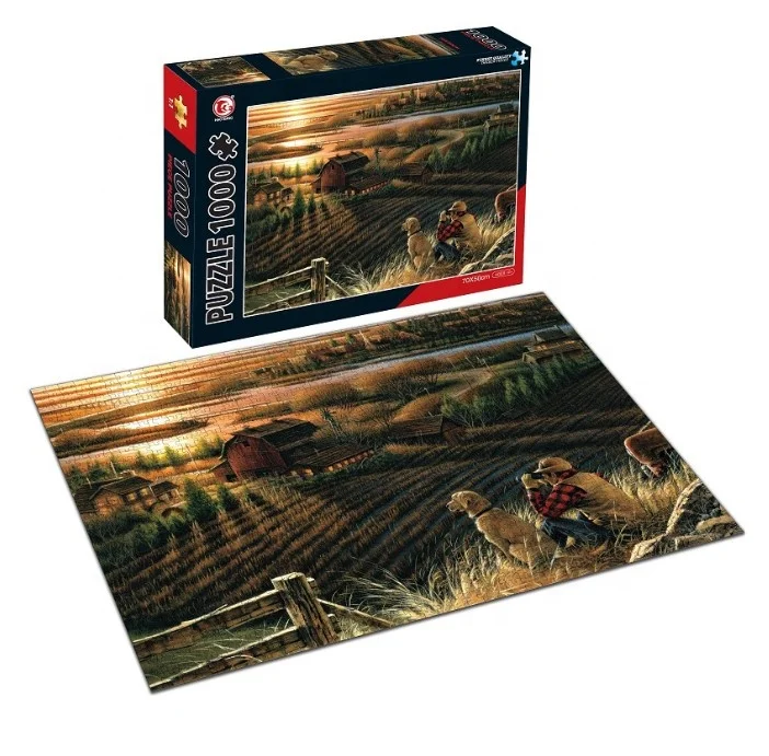 
26 Styles DIY 1000 pieces Assembling Landscape Paper Jigsaw Puzzles toys For Kids And Adult 