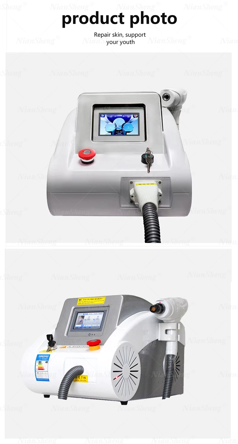 Q Switch Nd Yag Laserl Beauty Machine Pigments Removal 1064nm 532nm 1320nm Remove Tatoo Removal Laser Machine