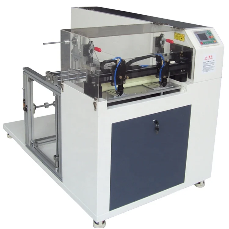 Automatics Ribbon Mesh Belt Taping Taps Braid Webbing Web Laser Cutting Machine