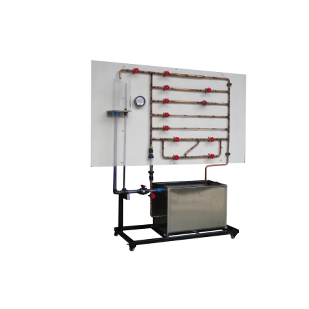 Module of Study of the Losses of Load School Laboratory Equipment Educational Fluid Mechanics Experment Equipment