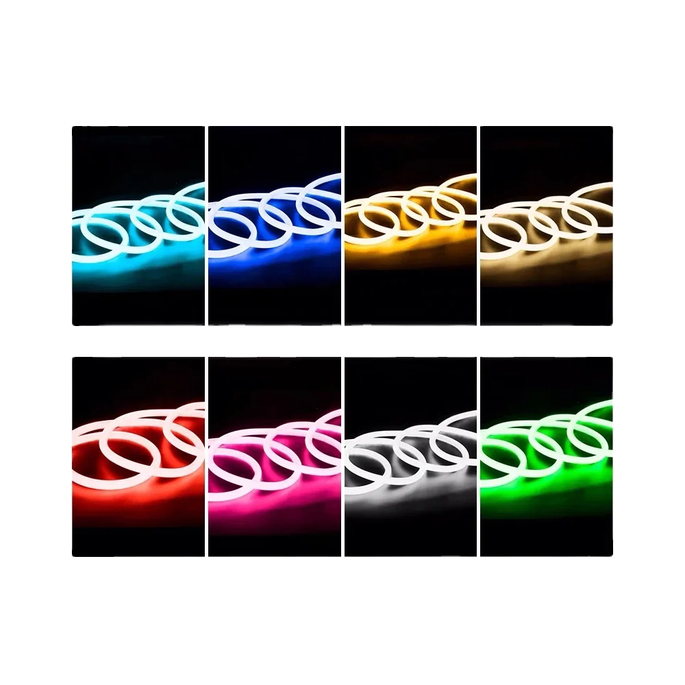 Ultra Thin 120 LED Neon Light Strip Flexible Neon Beer Sign Wedding Neon Sign for Outdoor Indoor Decoration