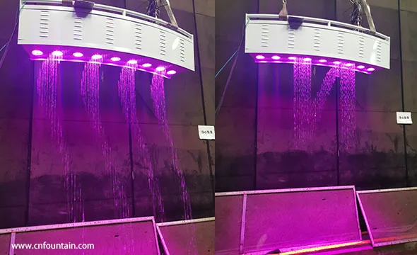 Different Patterns and Handwriting Digital Water Curtain Water Fountain for Indoor Outdoor