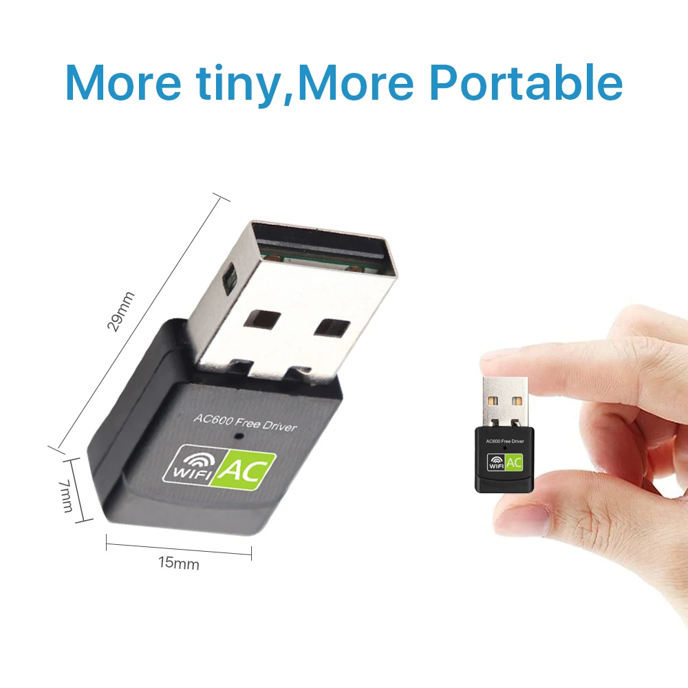 ALLINGE MDZ2657 WiFi USB For Desktop Laptop PC 600M Free Driver USB adapter Wifi BT Usb Adapter