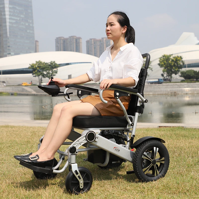 New Arriving Lightweight Power Wheelchair Folding Elderly Electric Wheelchair