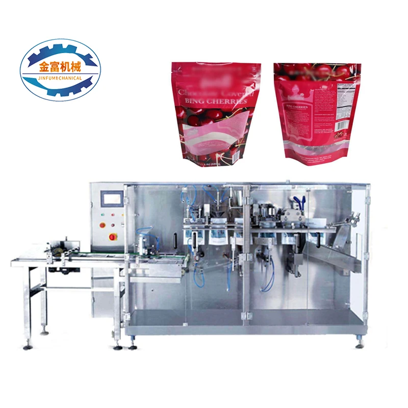 Automatic Liquid  And Solid Sachet Filling Pre-made Bag Packing Machine