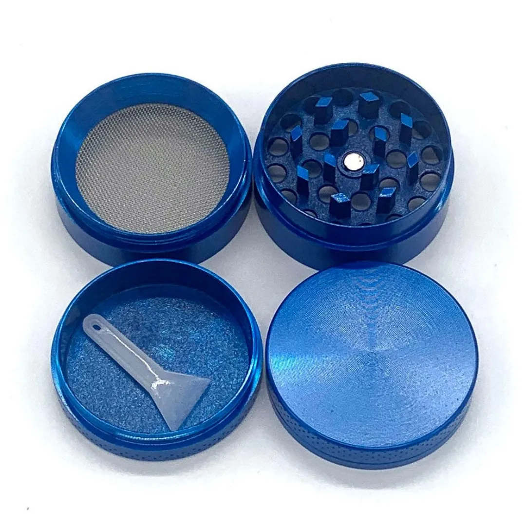 Wholesale Metal Zinc Alloy Tobacco Custom Grinder 4 Layer 50MM 63MM Metal Zinc Alloy Tobacco Herb Grinder Hand Muller Smoke Crus