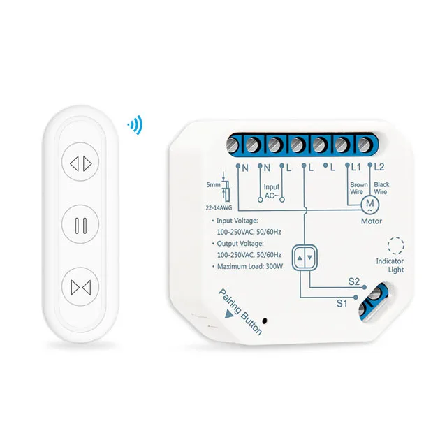 Tuya Smart Life Curtain Switch Module Remote Control Blinds Roller Shutter WIFI App Timer Google Home Aelxa  Smart Home products