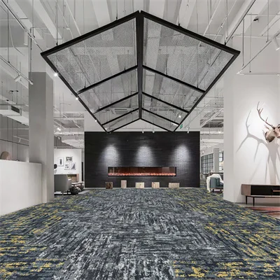 luxury living room carpet tiles modern european custom nylon printing hotel carpet