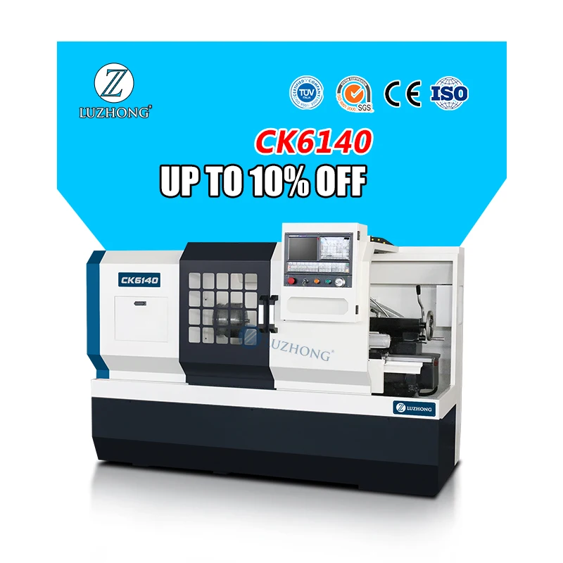 Flat Bed CNC Lathe CK6140 Flat Bed CNC Lathe