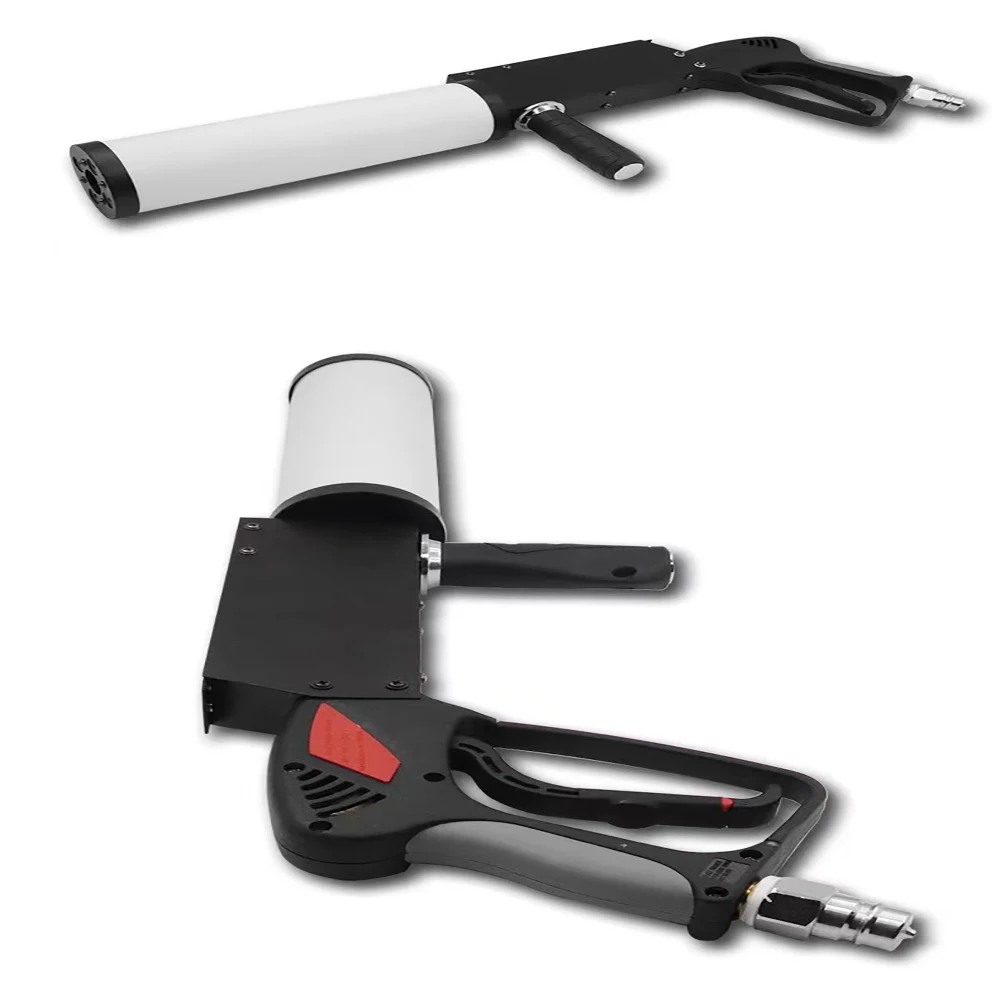 Bar atmosphere props carbon dioxide DJ disco dancing hand held LED air column gun nightclub supplies smoke CO2 dry ice gun