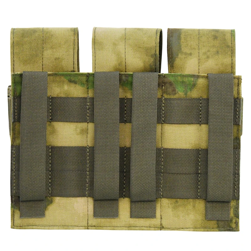 GAF 1000D Durable Nylon FG Color Tactical Triple Mag Pouch for Tactical Vest