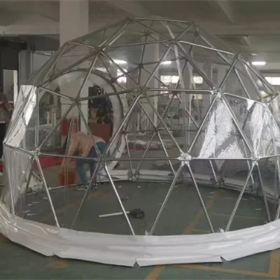 Garden Tent Camping Portable House Panoramic PC and TPU Igloo Dome