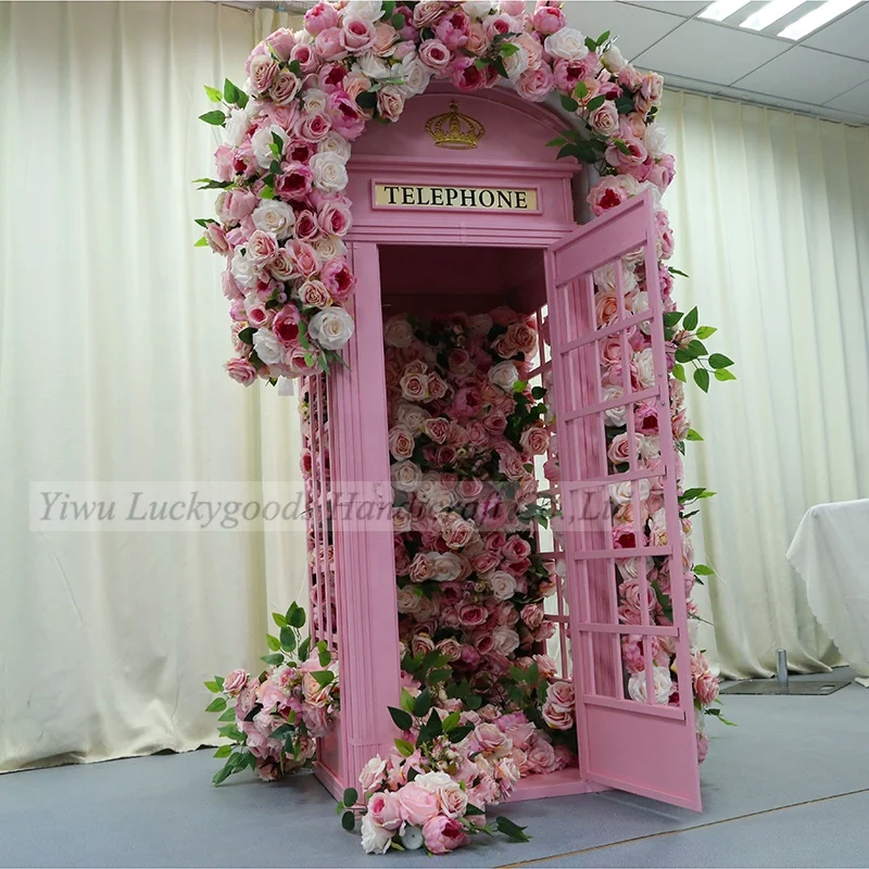 LDJ429 white iron large outdoor decoration cinderella carriage horse carriage for wedding