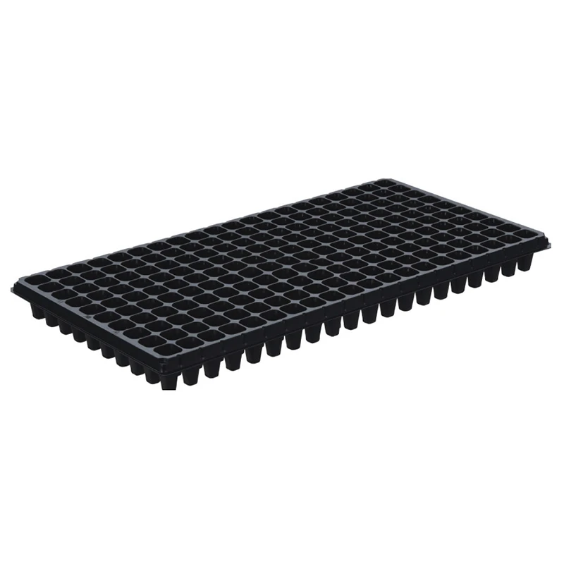 GG304 PS 200 Cells Seedling Trays Cabbage Vegetables  Flowers Plastic Nursery Seeding Tray Garden Flower Seed Starting Trays