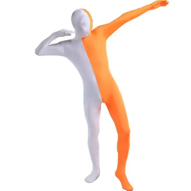 customize mix colors cheap lycra red latex catsuit zentai carsuit