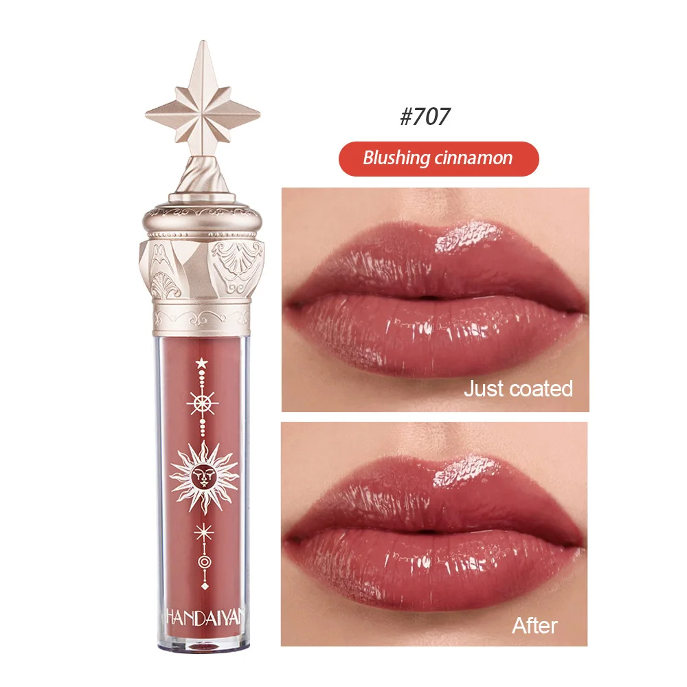 HANDAIYAN gloss lipstick Water mist lip Dew Mirror lip lacquer glass lip