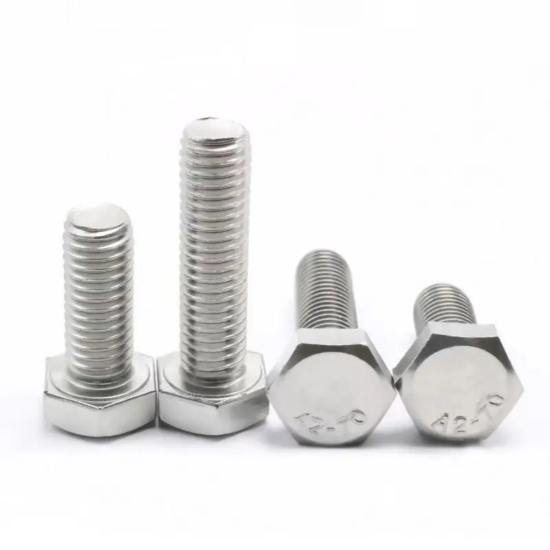 Wholesale high quality Promotional Price SS304 316 Hex Bolt ss stainless steel bolt