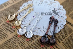 Винтажная декоративная металлическая ложка для кофе эспрессо M014, ложка для чая, мороженого