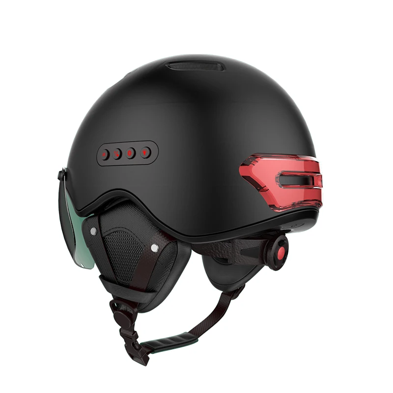 Heat dissipation cool Auto-sensing brake lights Motor smart bike helmets bicycle Cycle Bike smart helmet with camera