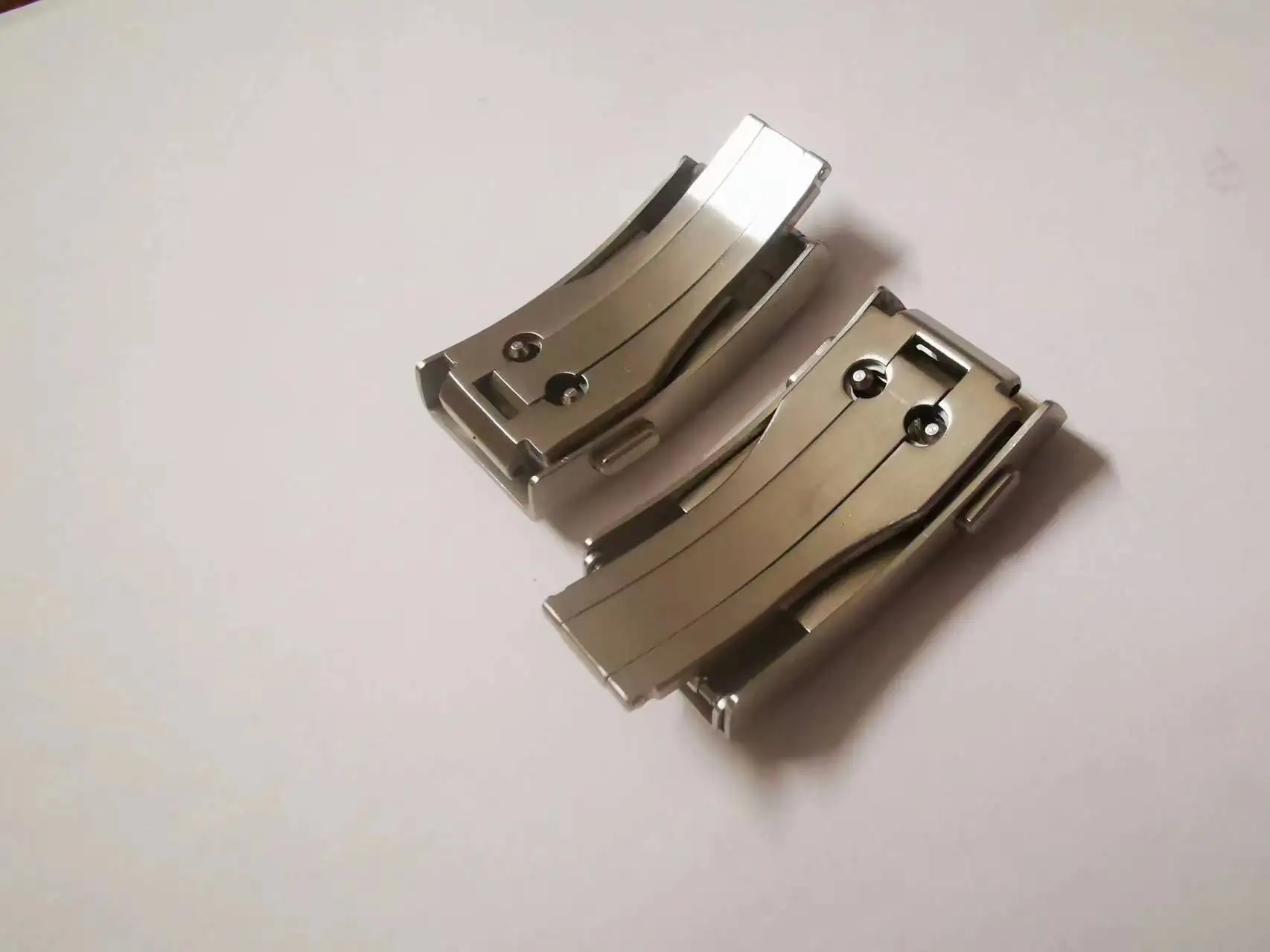 High quality dive watch clasp custom logo watch buckle parts adjustable bracelet clasp