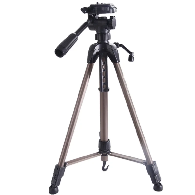 Weifeing WT-3730 factory price  big cell phone camera tripod adjustable light weight alumminum max 150cm tripod