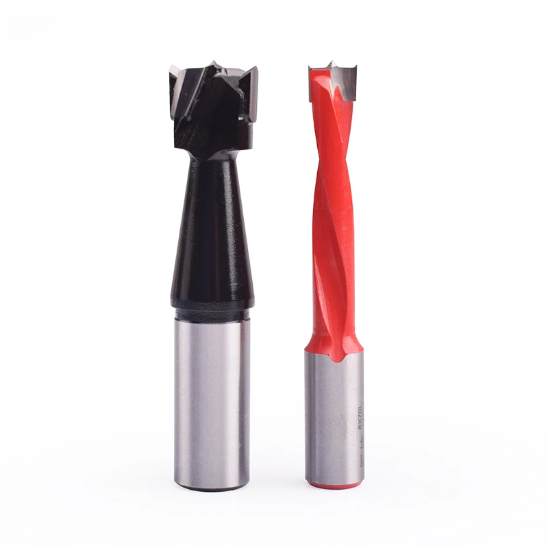 TCT Double Hinge Drill Bit Crown Router Bit Row Drill Bit For Woodworking Drilling