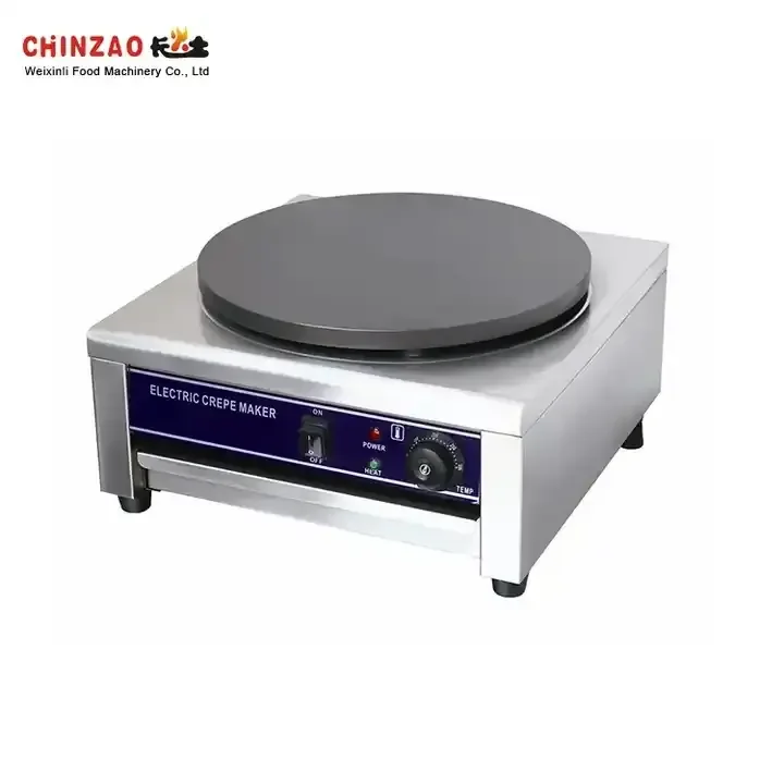 High Quality Commercial fast food Restaurant Crepe Machine Electric Industrial Pancake Crepe Maker For Catering Equipment