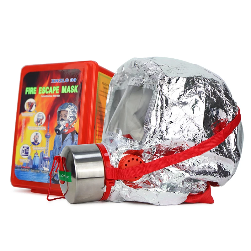TZL30 Fire mask wholesale Emergency escaping hood for Hotel, hospital, school