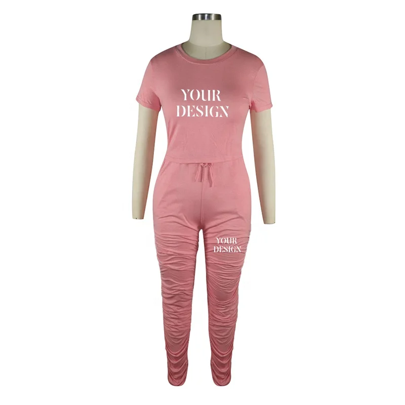 Hot Sale 2 Piece Set Women High Quality Fitness 2 Piece Set Custom Logo Women Summer Tracksuit