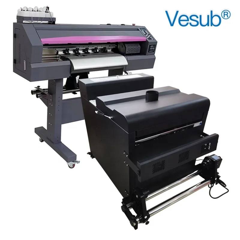 Vesub 60cm i3200 dual heads a2 xp600 DTF Printer A3 Inkjet l1600 DTF Printer Transfer Prestige A3 DTF Printer Printing Machine