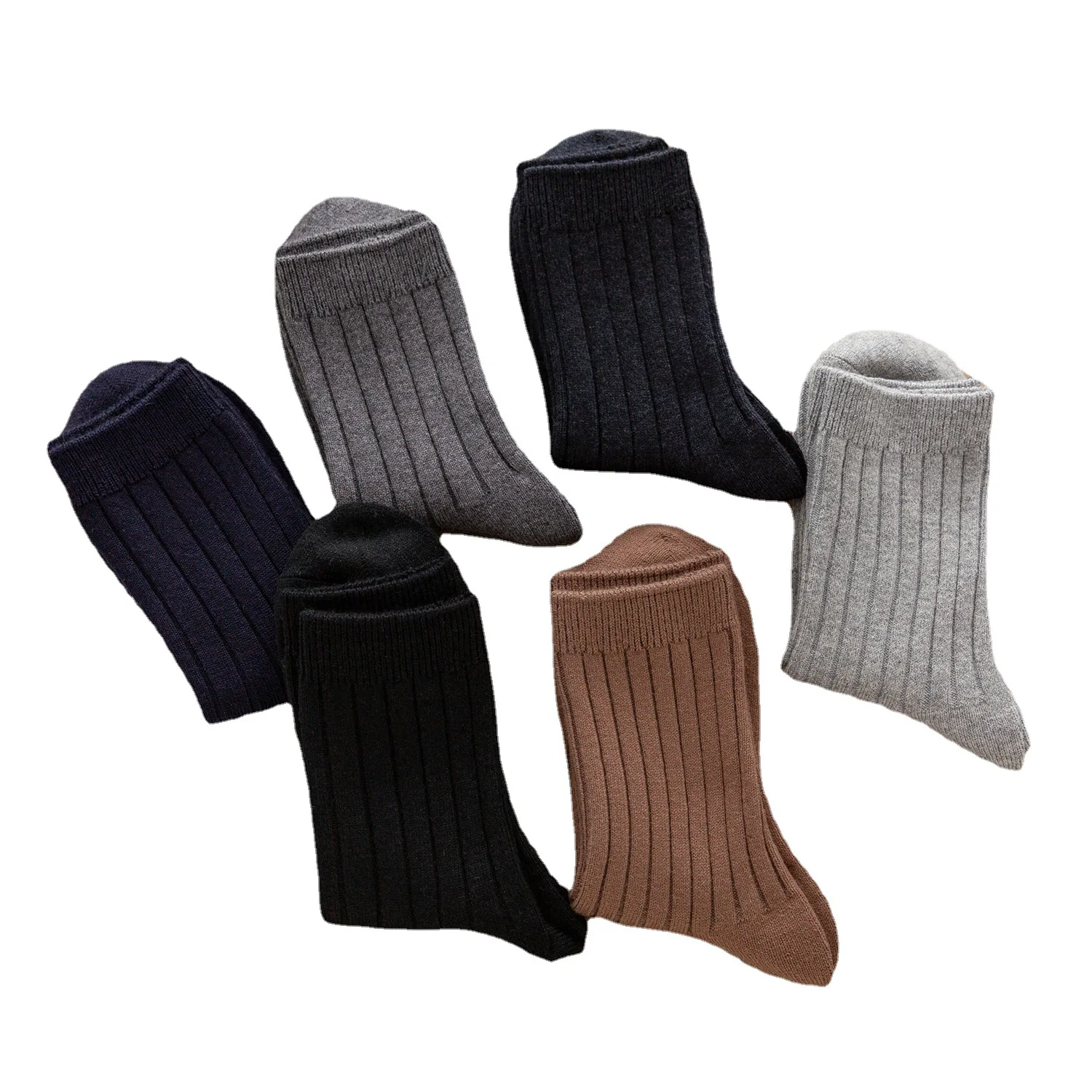 Business Men wool socks winter warm high quality double needle thickened winter socks wool socks for men