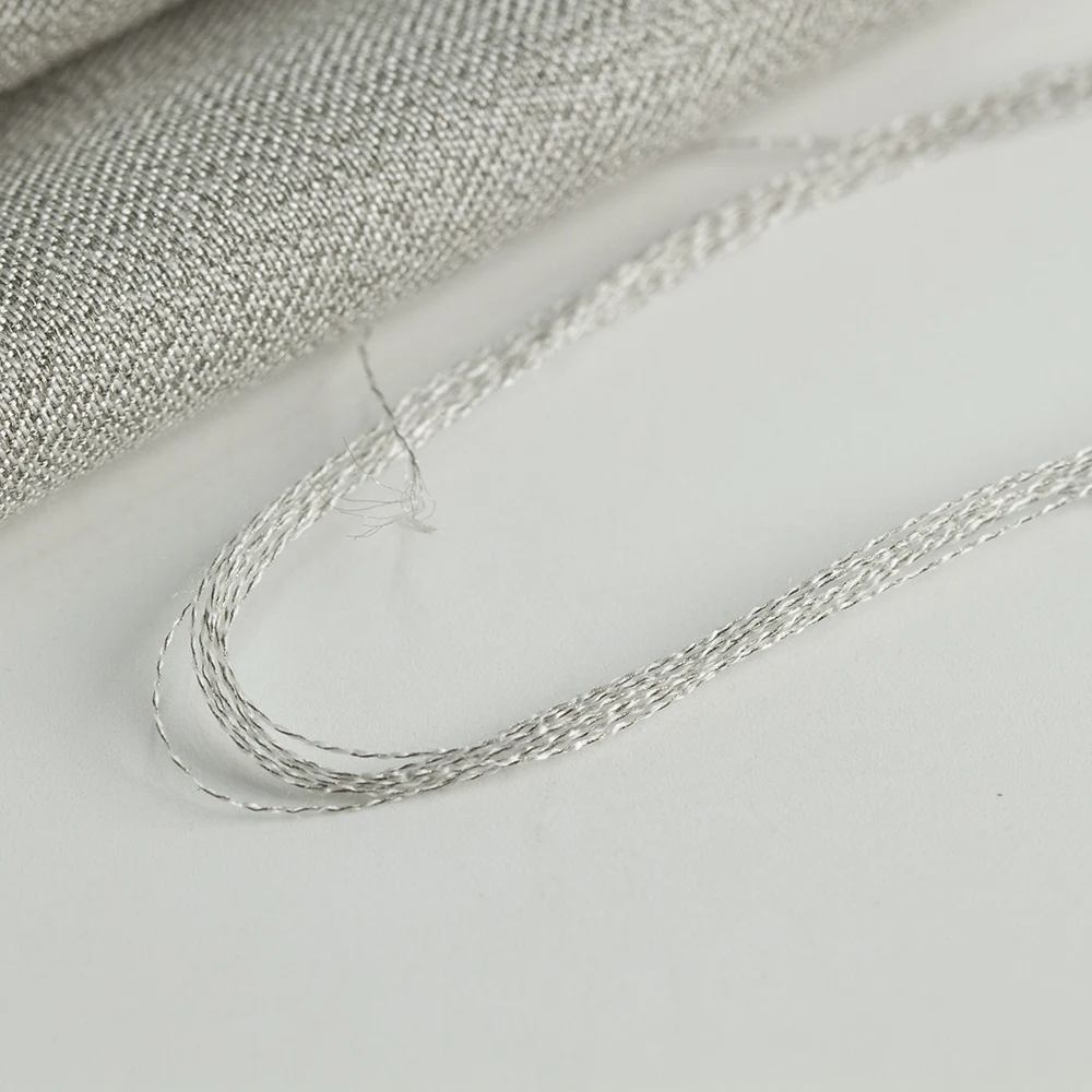 35% Silver 65% Bamboo Fiber Emf/Rf Shielding Radiation Protection Cloth  Fabric