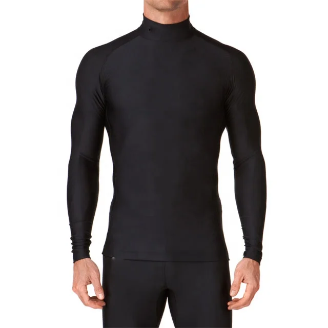 Men Compression Thermal Base Layer Jersey Top Long Sleeve Sports T-Shirt Workout