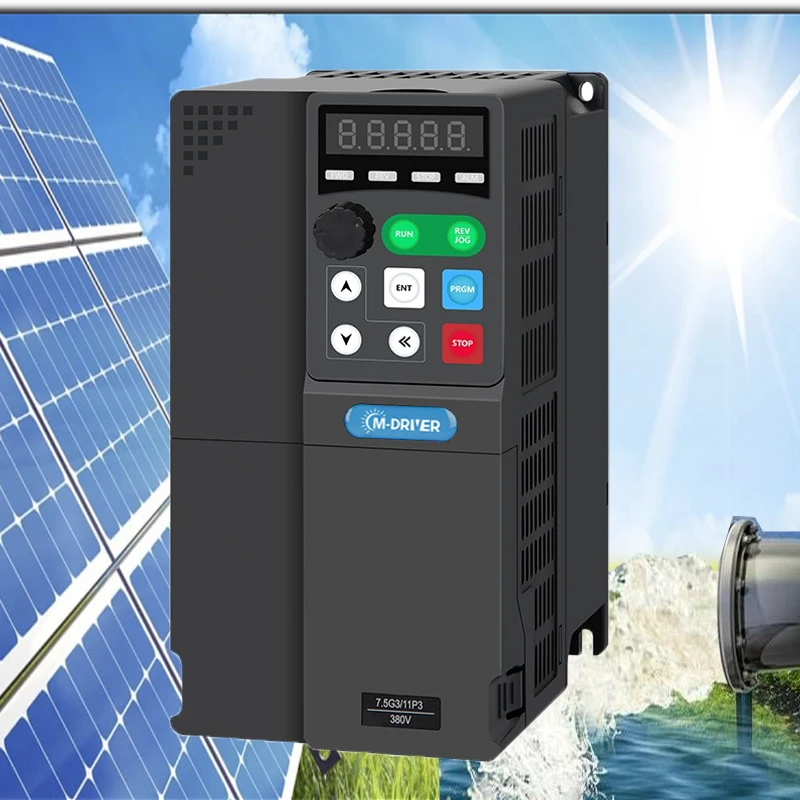 M-driver Solar Vfd Drive трехфазный 380v 5.5kw Dc Ac солнечный инвертор для водяного насоса