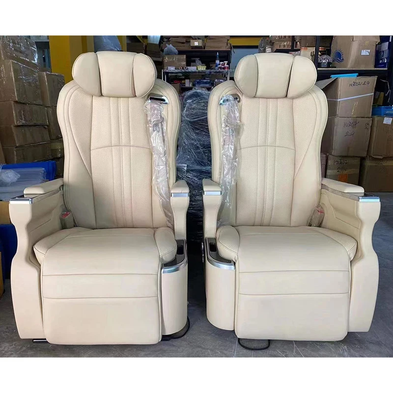 Multi-function Luxury Van Seat with Table Ventilated Car Seat Luxury Modified Car Seat for Adults