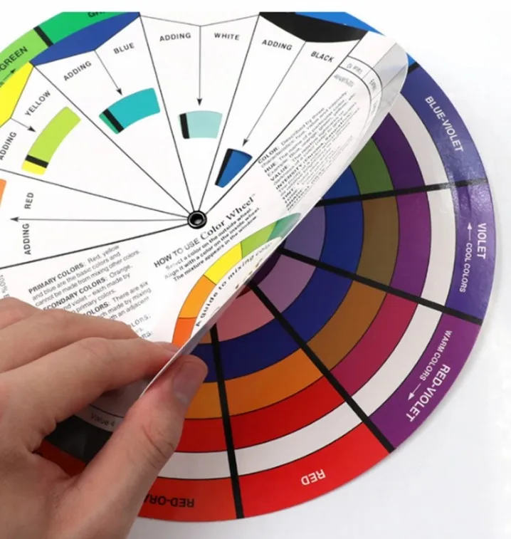 JULONG 2020 custom private label Factory Wholesale Tattoo Permanent Makeup Pigment Mixing Color Wheel