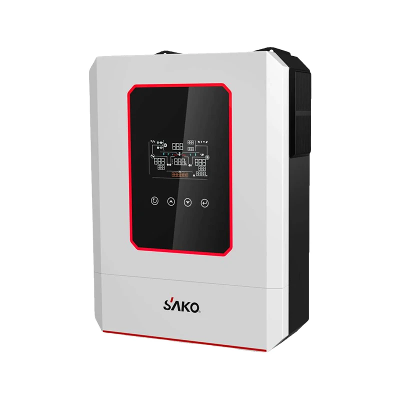 Sako Ranboer 4200W Grid Power MPPT Pure Sine Wave Solar Inverter 220V Hybrid Solar 4.2Kva Single AC Output of 4.2Kw