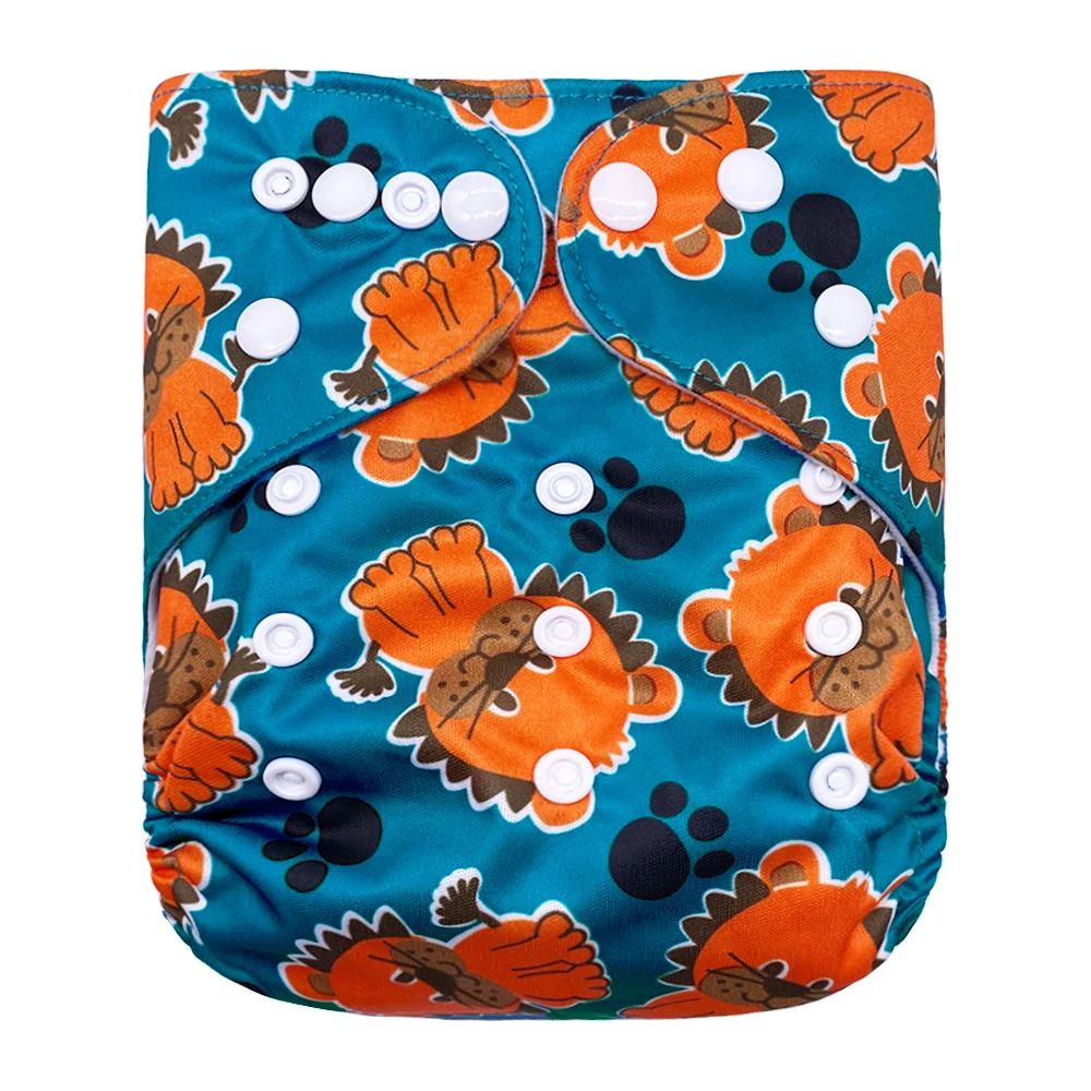 
Goodbum Diaper Cover Cloth Diaper Waterproof PUL Double Gussets Tiny Diapers 