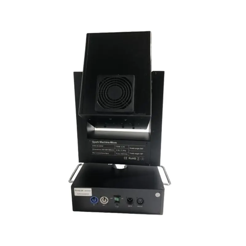 Moving head cool sparkler machine 750W sparkler machine for wedding events Stage Effects