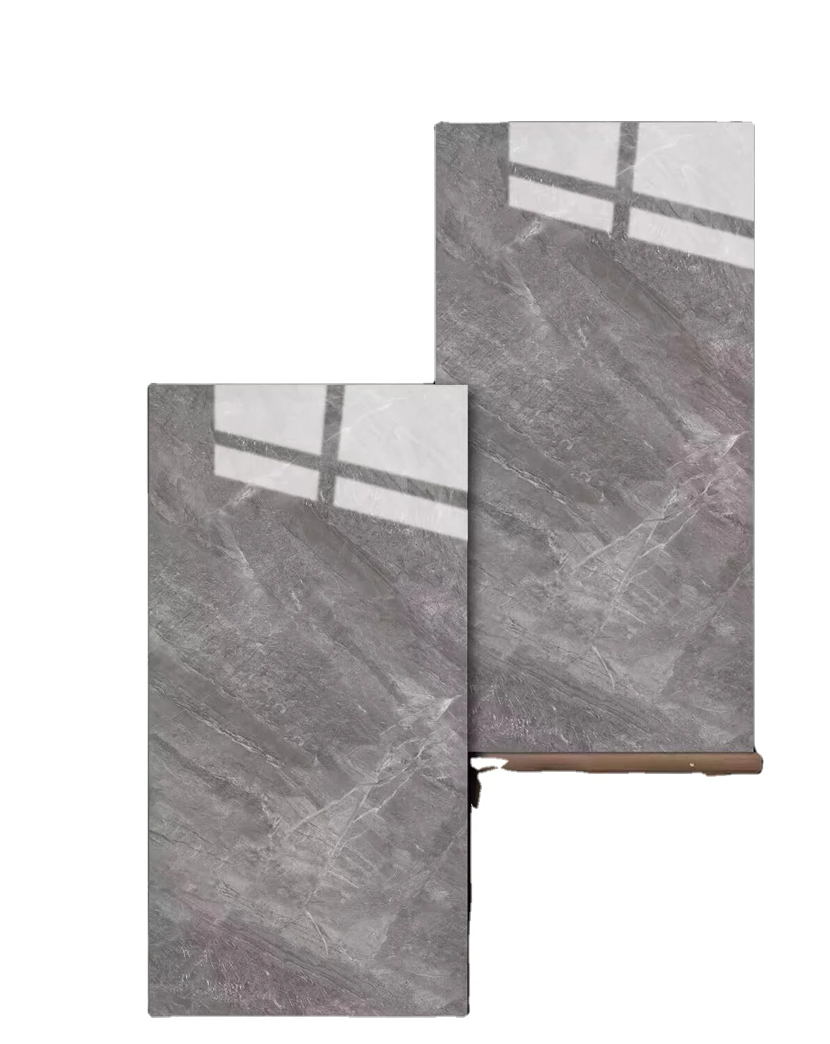 750x1500 мм 11 толщина серый мрамор полированный глазурованный керамогранит JM758248F