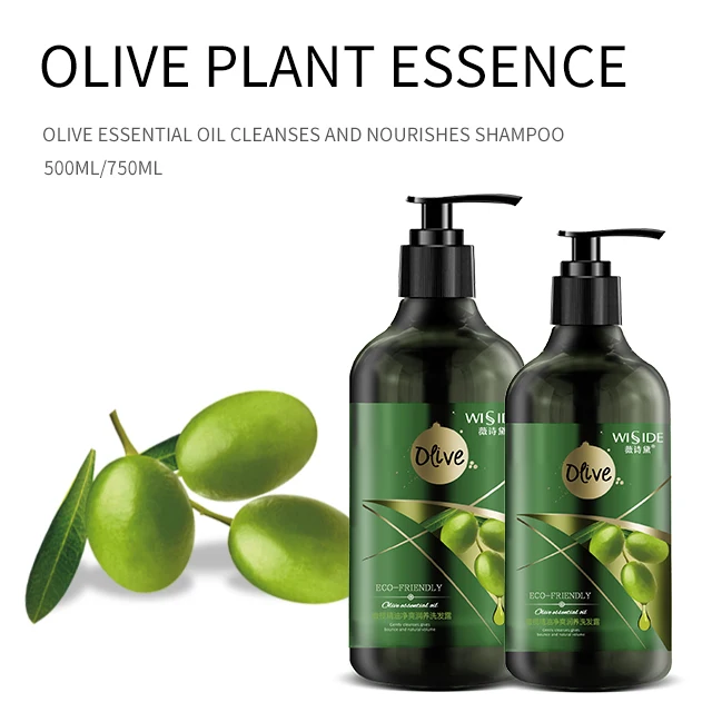 Private label high quality olive oil shampoo for hair 750ml organic olive oil shampoo wholesale oem