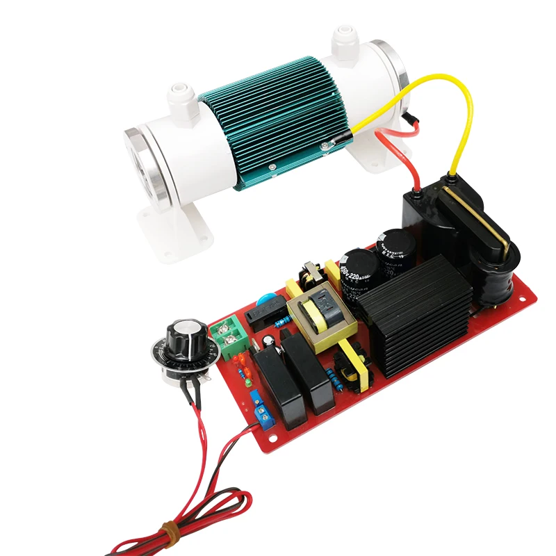 longevity Dual air cooling adjustable 5g/h generator ozone quartz tube for water treatment machine