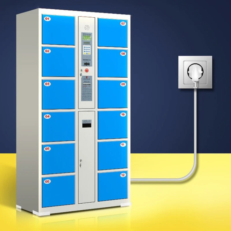 12 doors PIN code & RFID &Fingerprint & WeChat system Smart Electronic cabinet Storage Automatic Locker Lockers