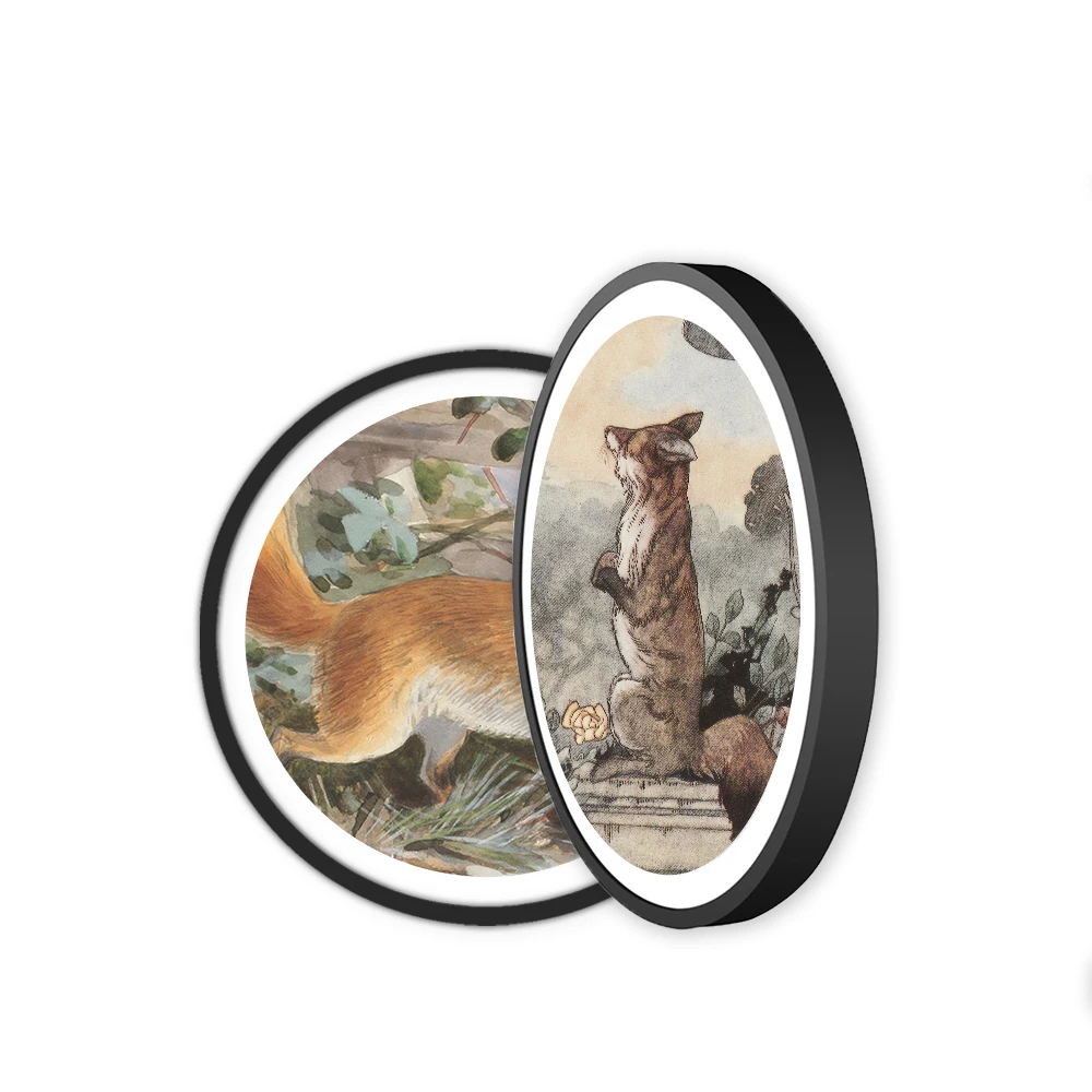 Circular display digital signage display lcd screen advertising nft display frame round lcd screen