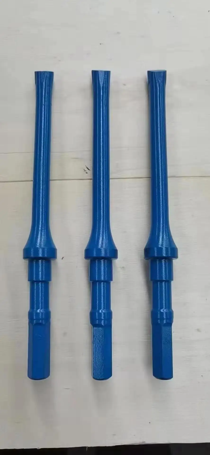 New design underground machine pipe sharpener integral steel plug hole rod for rock drilling