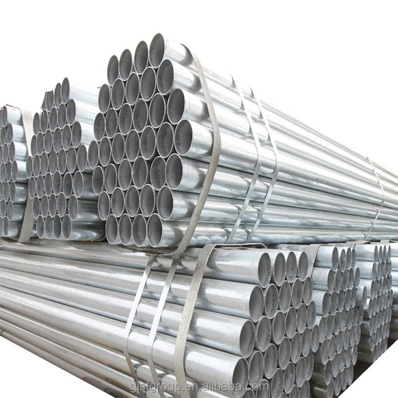 Hot Dip Galvanized Pipe Tube/ Pipe Wholesale Q235A/ASTM Gr.d Galvanized Carbon Steel 4 Inches GB Round Galvanized Tube 1 Ton