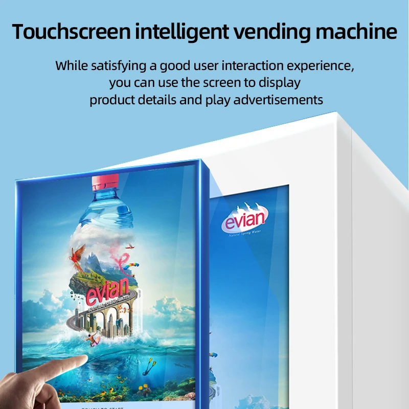 water vending machine for drinks and snacks